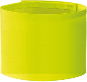 Yoko YHVW066 - Braçadeira larga de alta visibilidade ideal para imprimir Hi Vis Yellow
