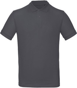 B&C CGPM430 - Polo bio homem Cinzento escuro