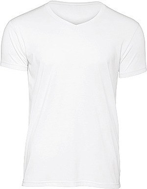 B&C CGTM057 - T-shirt Triblend de homem com decote em V