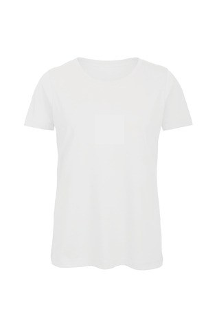 B&C CGTW043 - T-shirt Organic Inspire de senhora com decote redondo