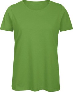 B&C CGTW043 - T-shirt Organic Inspire de senhora com decote redondo Real Green