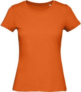 B&C CGTW043 - T-shirt Organic Inspire de senhora com decote redondo Urban Orange