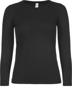 B&C CGTW06T - T-shirt de senhora de manga comprida #E150 Black