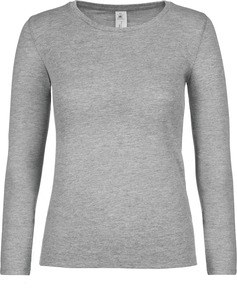 B&C CGTW06T - T-shirt de senhora de manga comprida #E150 Sport Grey