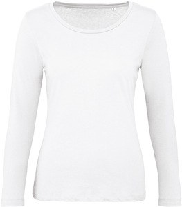 B&C CGTW071 - T-shirt Inspire de senhora bio de manga comprida White