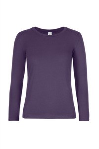 B&C CGTW08T - T-shirt de senhora de manga comprida #E190 Urban Purple