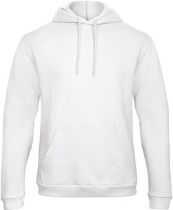 B&C CGWUI24 - Sweatshirt com capuz ID.203 White