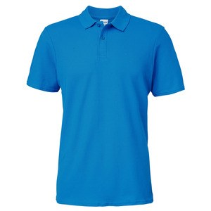 Gildan GI64800 - Polo piqué de homem Softstyle Sapphire