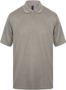 Henbury H475 - Camisa Polo Para Homem - Coolplus® Cinzento matizado