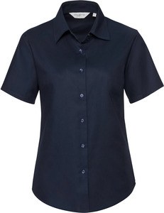 Russell Collection RU933F - Camisa Mulher R933F Oxford Clássica Bright Navy