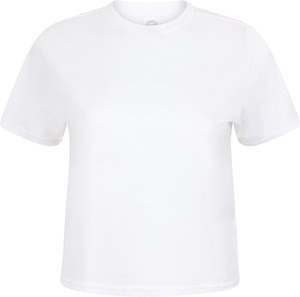 Skinnifit SK237 - T-shirt curta de corte quadrado de senhora White