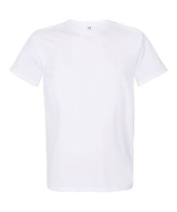 RTP Apparel 03259 - Cosmic 155 Men T Shirt Cortada E Cosida De Mangas Curtas Para Homem Branco