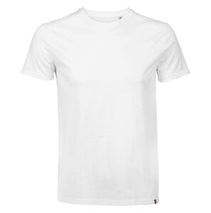 ATF 03272 - Léon T Shirt Para Homem Com Gola Redonda Fabricada Na França White