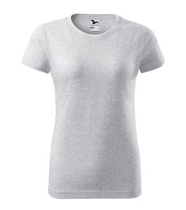 Malfini 134 - Senhoras básicas de camiseta gris chiné clair