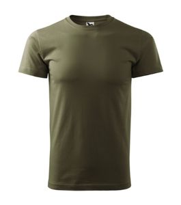 Malfini 137 - Camiseta nova pesada unissex Militar