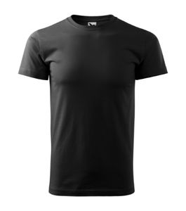 Malfini 137 - Camiseta nova pesada unissex Preto