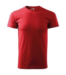 Malfini 137 - Camiseta nova pesada unissex Vermelho