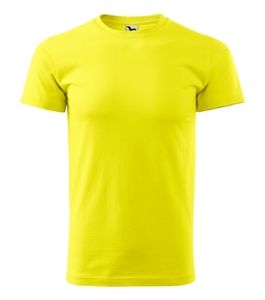 Malfini 137 - Camiseta nova pesada unissex Amarelo lima
