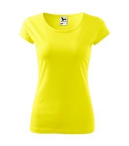 Malfini 122 - Senhoras de camiseta pura Amarelo lima