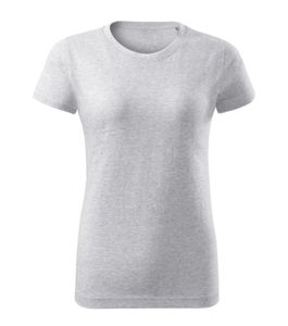 Malfini F34 - Senhoras de camisetas gratuitas básicas gris chiné clair