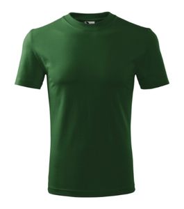 Malfini 110 - Camiseta pesada mista Verde garrafa