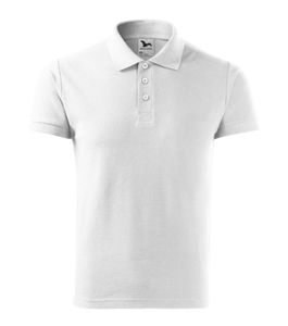 Malfini 215 - Camisa de pólo pesado de algodão Gents Branco