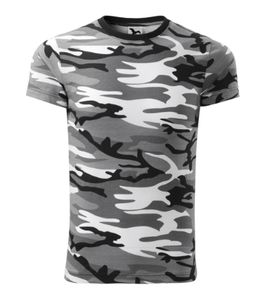 Malfini 144 - T-shirt de camuflagem unissex camouflage gray