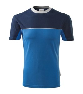 Malfini 109 - T-shirt colormix unissex bleu azur