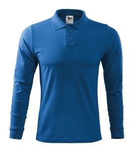 Malfini 211 - Único J. LS Polo Shirt Gents bleu azur