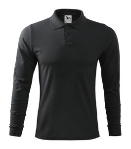 Malfini 211 - Único J. LS Polo Shirt Gents ebony gray
