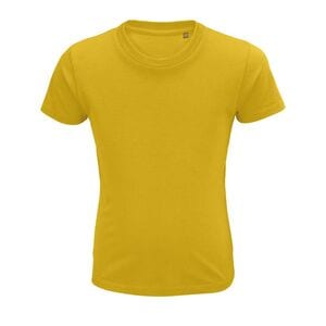 SOL'S 03580 - Crusader Kids T Shirt Justa De Gola Redonda Para Homem Amarelo