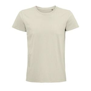 SOL'S 03565 - Pioneer Men T Shirt Cintada Para Homem Em Jersey De Gola Redonda Natural