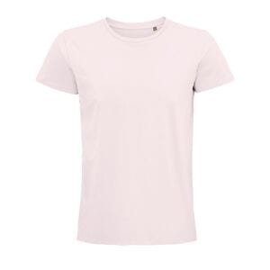 SOL'S 03565 - Pioneer Men T Shirt Cintada Para Homem Em Jersey De Gola Redonda Cor-de-rosa pálida