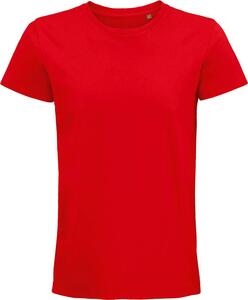 SOL'S 03565 - Pioneer Men T Shirt Cintada Para Homem Em Jersey De Gola Redonda Red