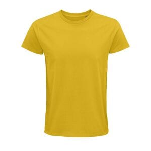 SOL'S 03565 - Pioneer Men T Shirt Cintada Para Homem Em Jersey De Gola Redonda Amarelo
