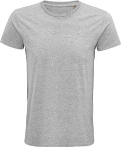SOL'S 03565 - Pioneer Men T Shirt Cintada Para Homem Em Jersey De Gola Redonda Cinzento matizado