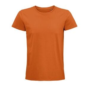 SOL'S 03565 - Pioneer Men T Shirt Cintada Para Homem Em Jersey De Gola Redonda Laranja