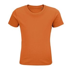 SOL'S 03578 - Pioneer Kids T Shirt Para Criança Jersey Gola Redonda Cintada Laranja