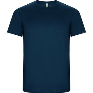 Roly CA0427 - IMOLA T-shirt técnica de manga reglan em tecido de poliéster reciclado CONTROL DRY Navy Blue