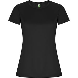 Roly CA0428 - IMOLA WOMAN T-shirt técnica cintada de manga reglan em poliéster reciclado CONTROL DRY Dark Lead