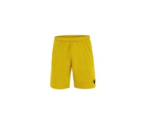 MACRON MA5223J - Shorts esportivos infantis em tecido Evertex Yellow