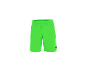 MACRON MA5223J - Shorts esportivos infantis em tecido Evertex Fluo Green