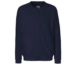 Neutral O73501 - Jaqueta de lã de algodão orgânico Azul marinho