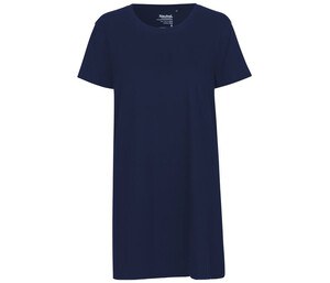 Neutral O81020 - Camiseta feminina extra longa Azul marinho