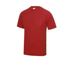Just Cool JC001 - Camiseta respirável Neoteric ™ Fire Red