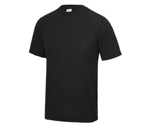 Just Cool JC001 - Camiseta respirável Neoteric ™ Jet Black