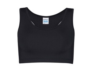 Just Cool JC017 - Camiseta regata curta feminina Jet Black