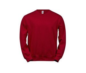 Tee Jays TJ5100 - Moletom de algodão orgânico de pescoço redondo Red