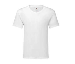 Fruit of the Loom SC154 - Camiseta de decote em V masculina White