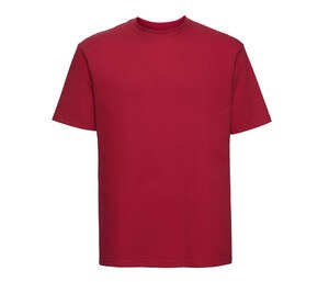 Russell JZ180 - Camiseta 100% Algodão Classic Red